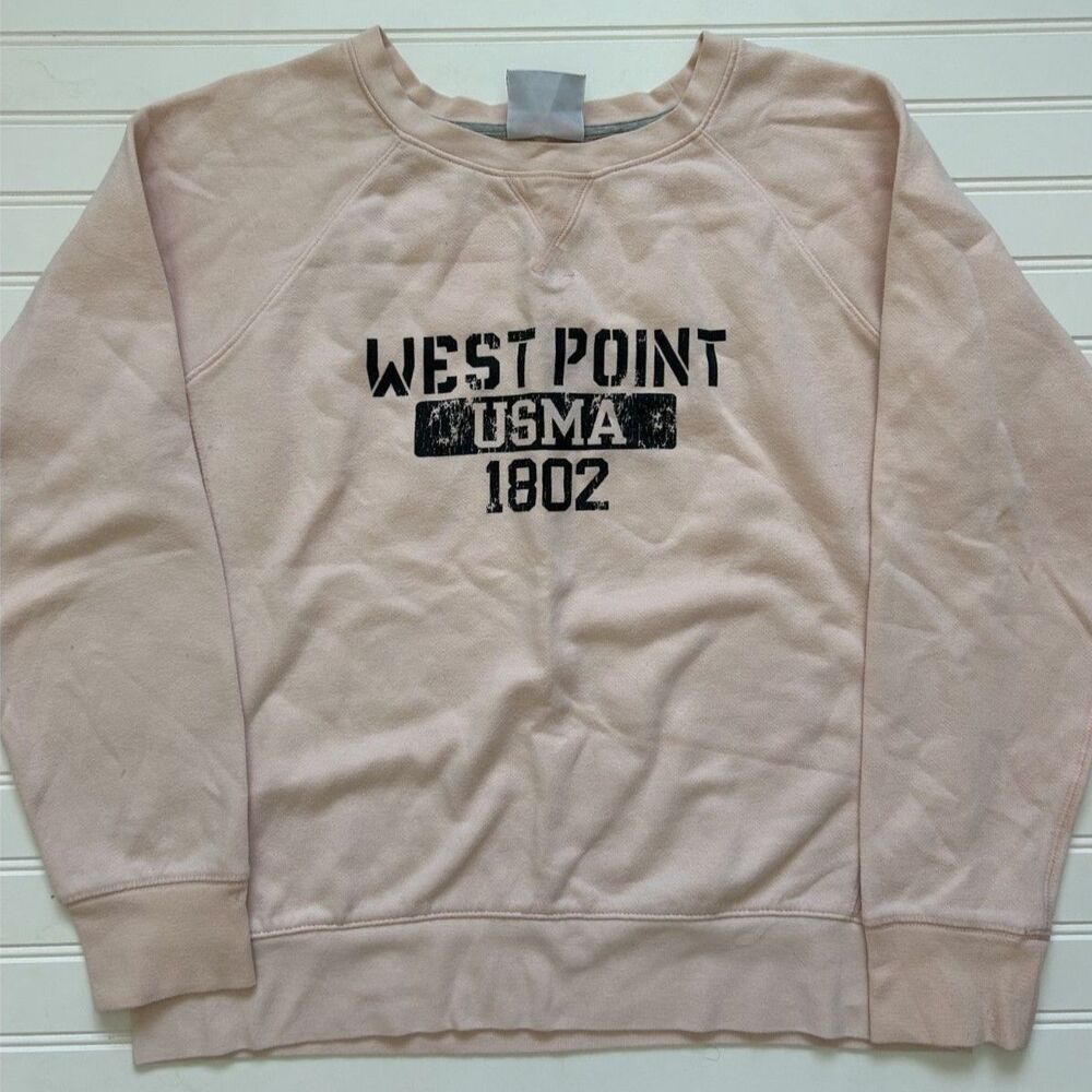Champion West Point USMA 1802 Crewneck Sweatshirt Pink Medium Graphic